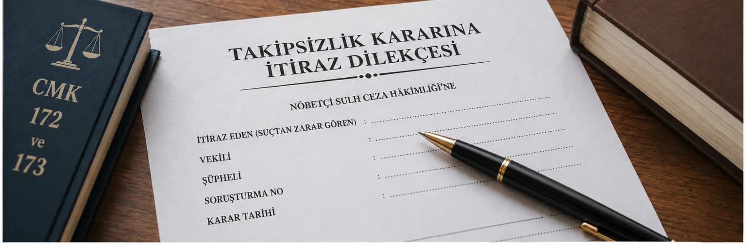 Takipsizlik kararına itiraz dilekçesi örneği