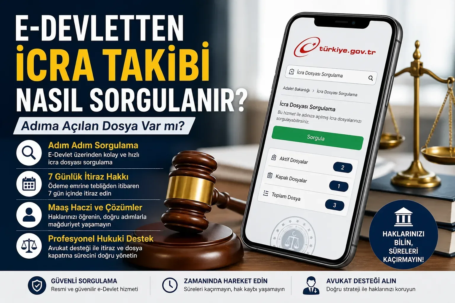 e devletten icra takibi nasıl sorgulanır ve icra dairesi dosya inceleme süreci