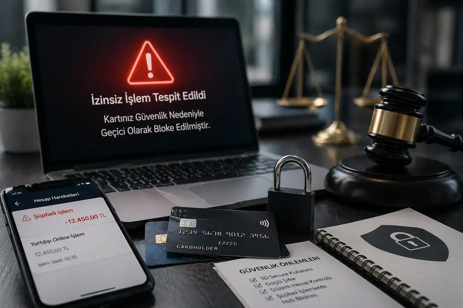 Kredi kartımdan para çekildi ne yapmalıyım